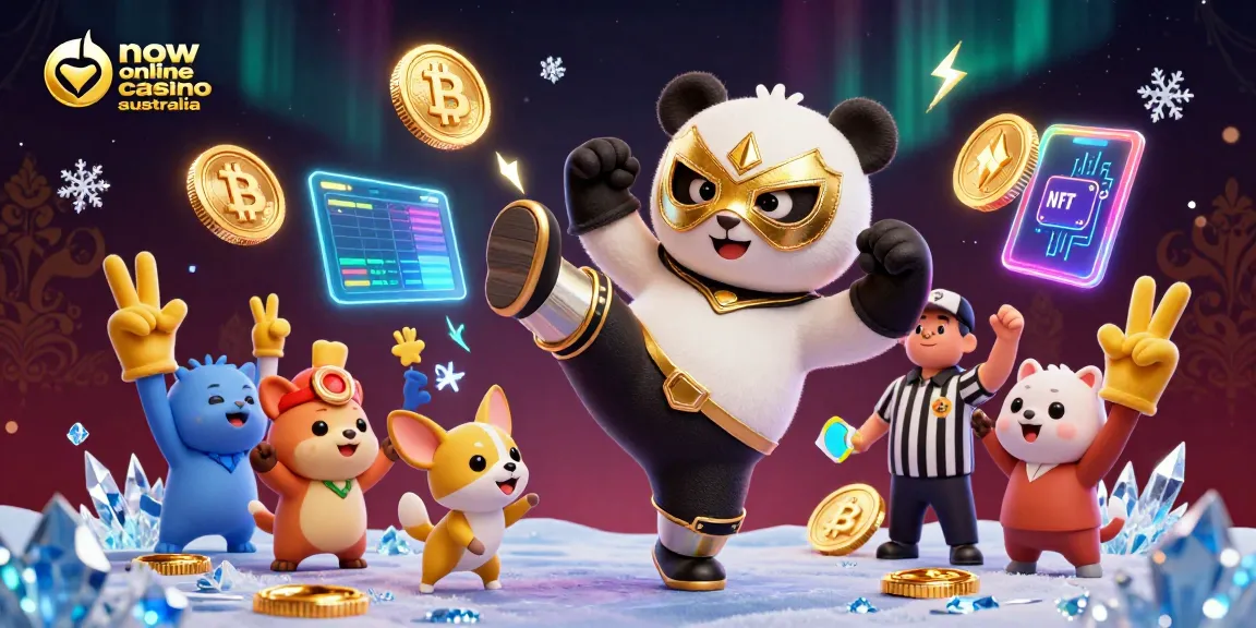 Experience exhilarating wins at new online casino Australia with a vibrant 3D scene featuring animated characters.