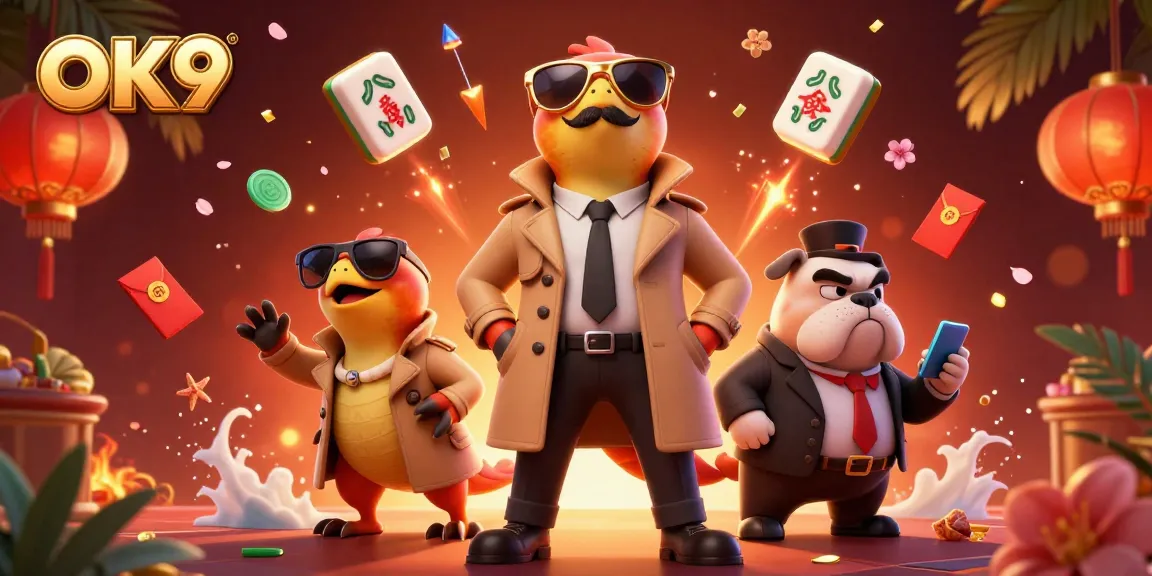 Experience the thrill at OK9 as cartoon raptors hilariously attempt to enter a VIP casino.