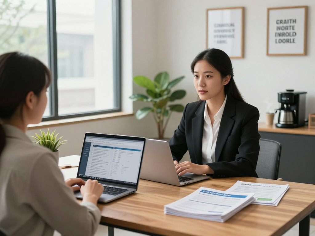 Financial counseling session at https://credit-consolidation.ca/ helping clients manage debts with professional guidance